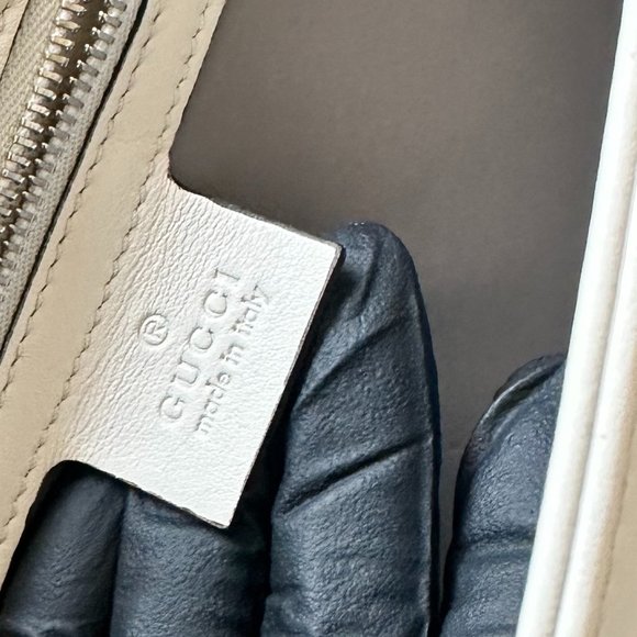 GUCCI Taupe Leather Lady Bamboo Flap Bag - Picture 3 of 6